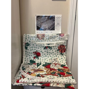 Christmas Cat Blanket Decorative Cover Twin 160 X 250 - 65” X 100” Made In Spain